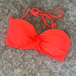 Bright Orange Bikini Top Size MEDIUM